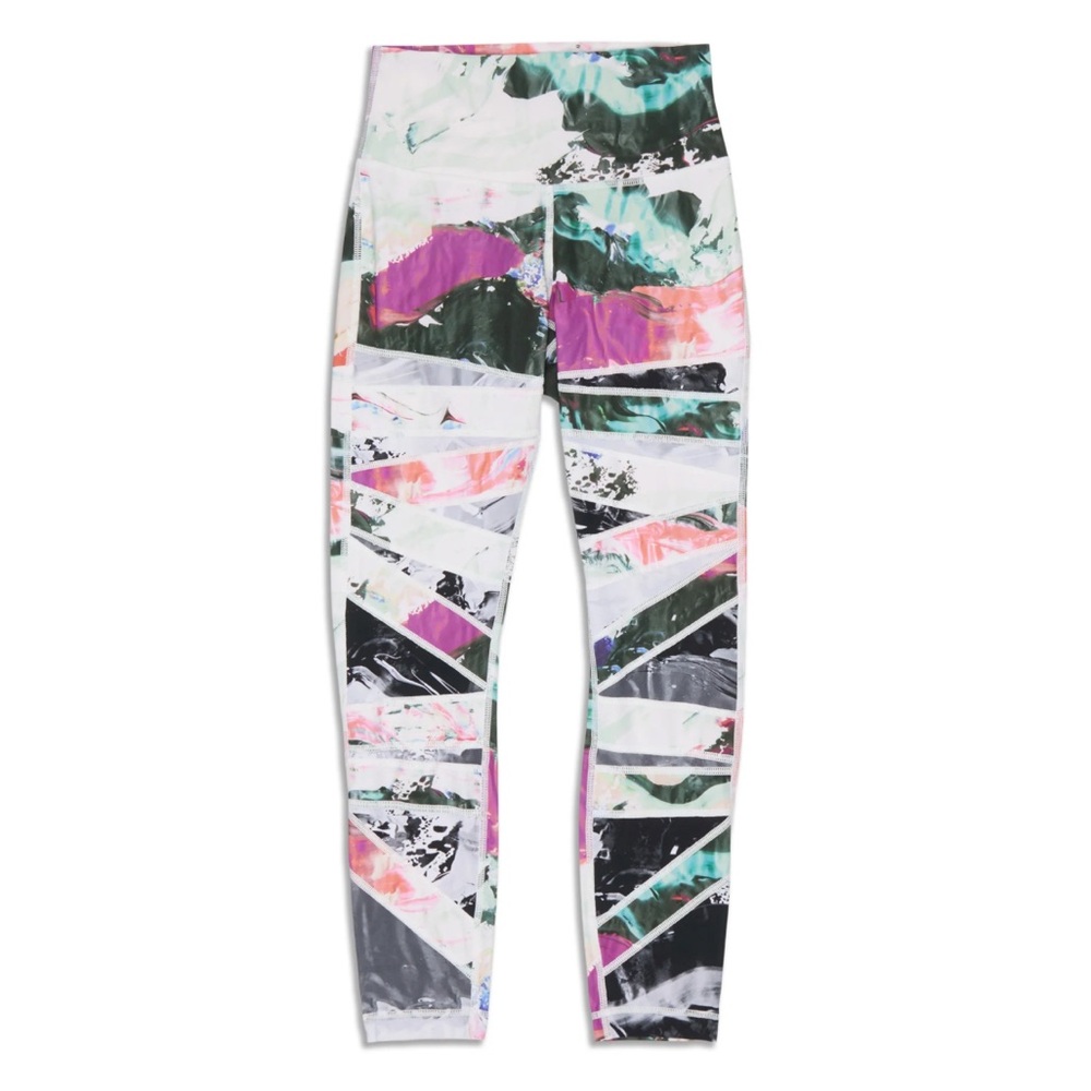 RARE* Lululemon High Times 7/8 Legging - Full-On Luon in Pigment Wave